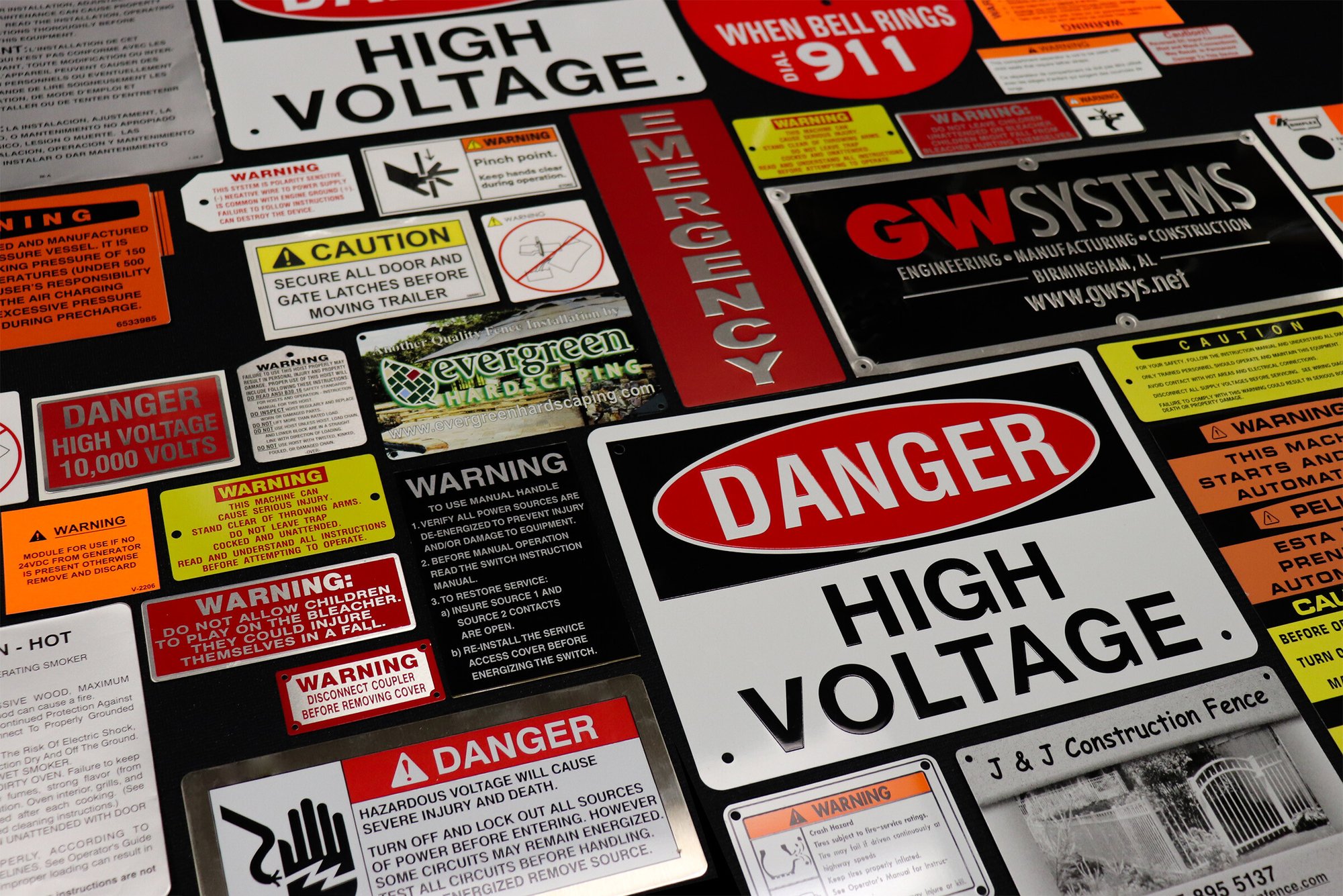 Durable Metal Signage, Outdoor Signage, Warning Signage